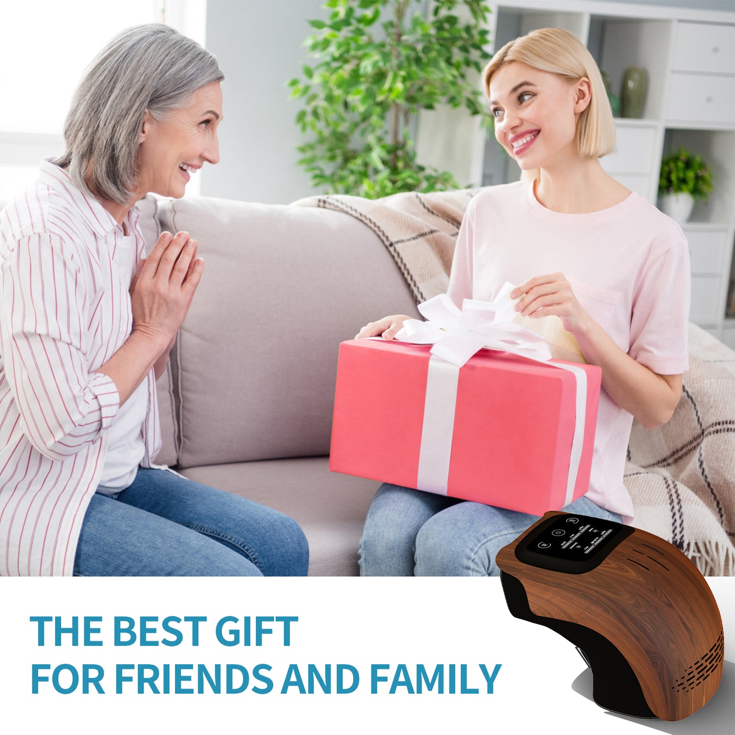 Electric Knee Massager with Heat & Vibration