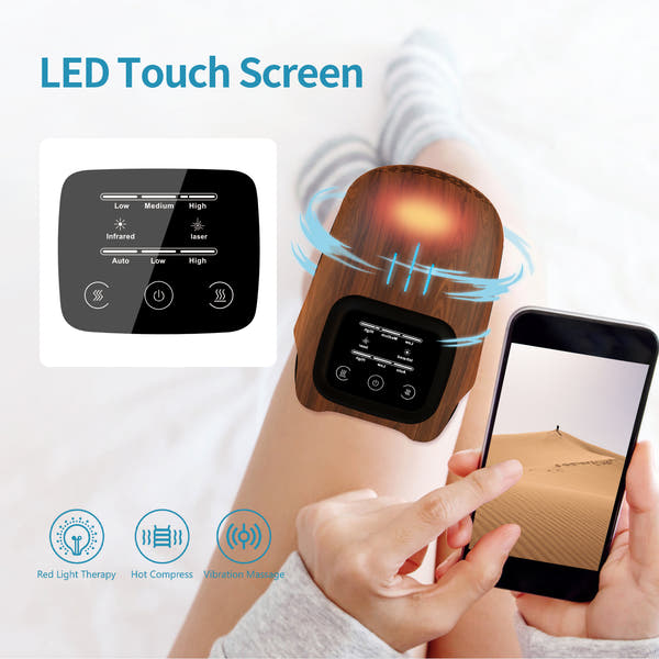 Electric Knee Massager with Heat & Vibration