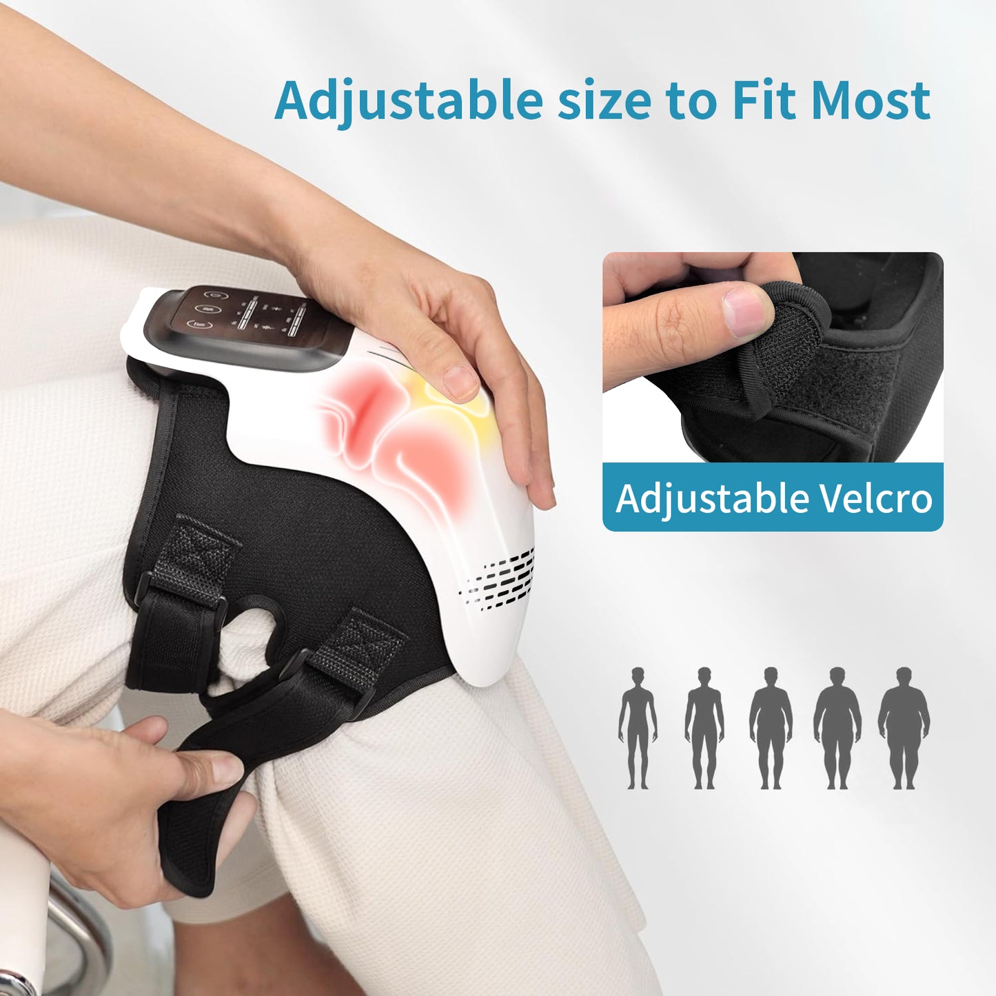 Electric Knee Massager with Heat & Vibration