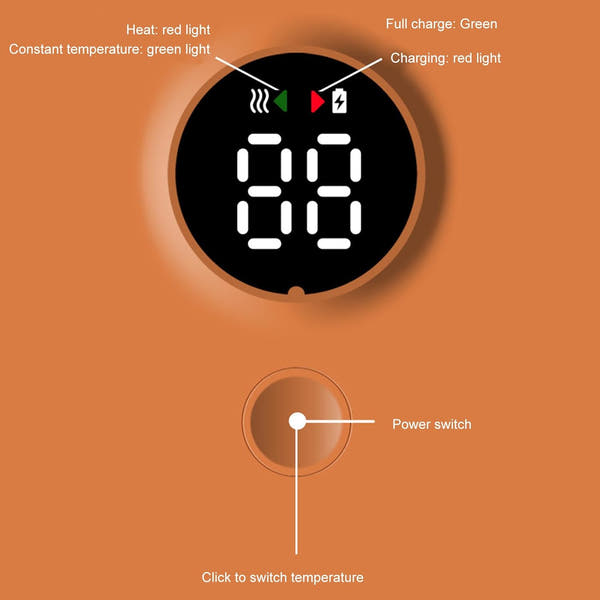 Portable Wireless Rechargeable Baby Bottle Warmer