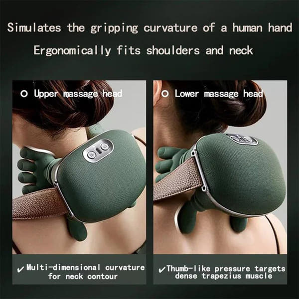 Wireless Electric Kneading Massager with Heat