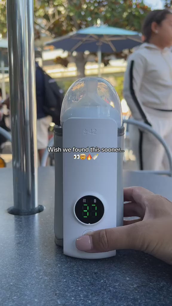 Portable Wireless Rechargeable Baby Bottle Warmer video